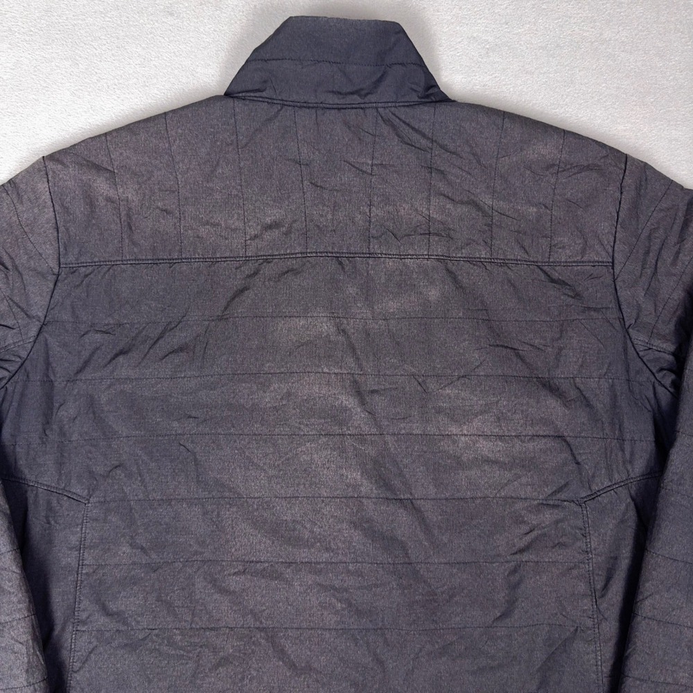 LL Bean Quilted Insulated Jacket Black Orange Lining Full Zip Outdoor Mens XL - Picture 4 of 10